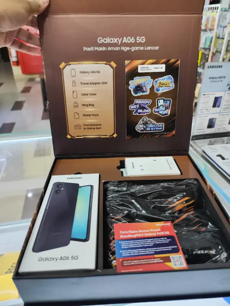 Samsung A06 5g 6/128 gaming box