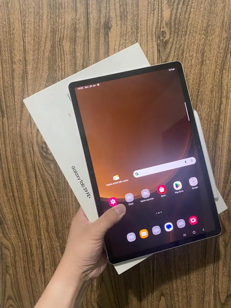 Samsung Tab S9 Fe Plus 8/128gb resmi Fullset