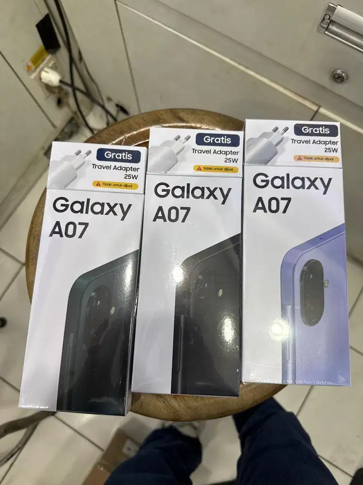 PROMO GRATIS TAMPERGLASS SAMSUNG A07 8/256 NEW SEIN
