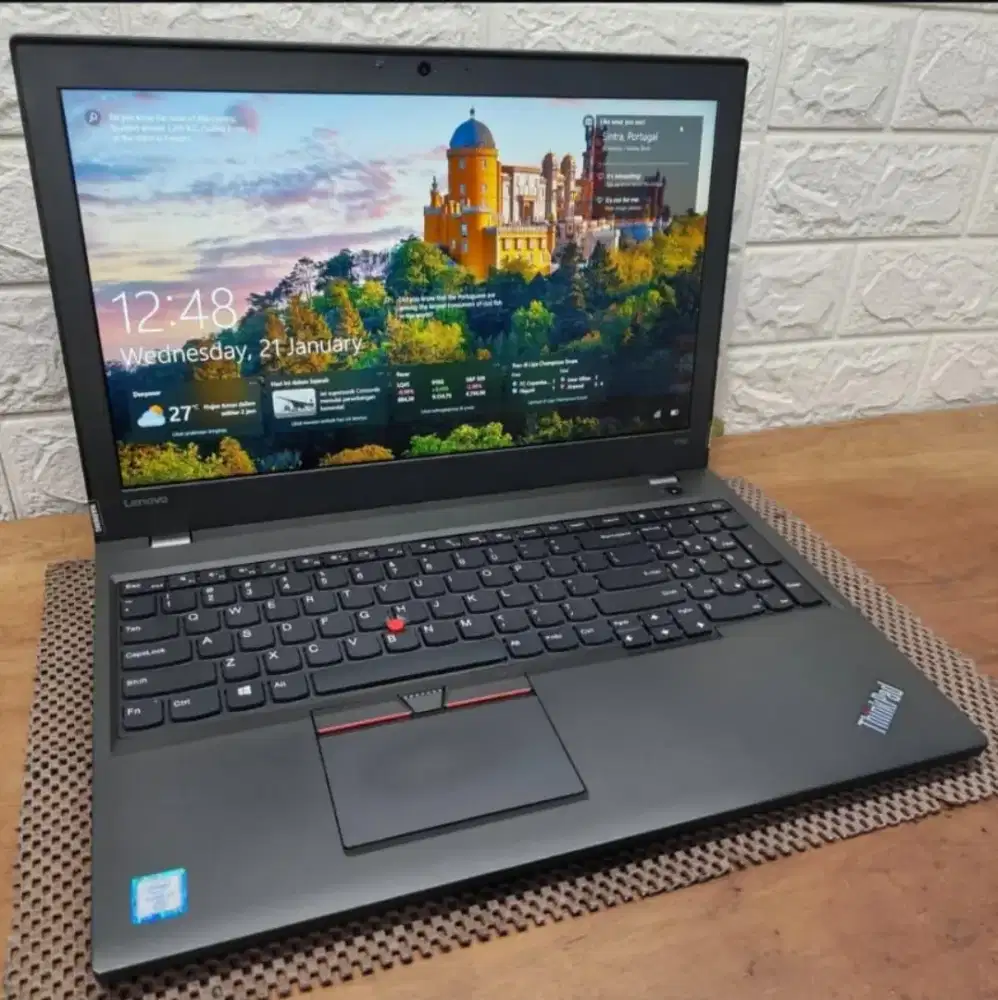 LAPTOP LENOVO THINKPAD T560 INTEL CORE I7 GEN-6 (8/256GB) TOUCHSCREEN