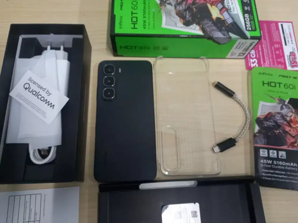 INFINIX HOT 60i 16GB/256GB BARU PAKAI MULUS 100% FULLSET MURAH