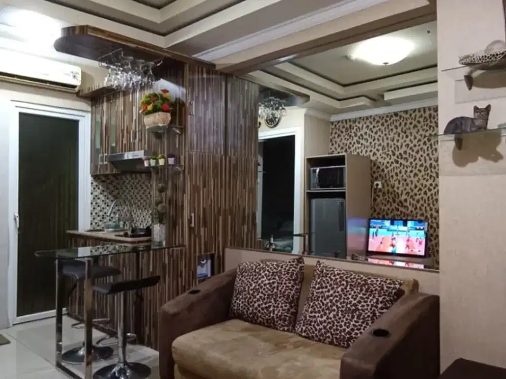 GREEN PRAMUKA CITY APARTEMEN 2 BEDROOM FULLY FURNISHED TERMASUK MAINTANCE SETIAP BULAN