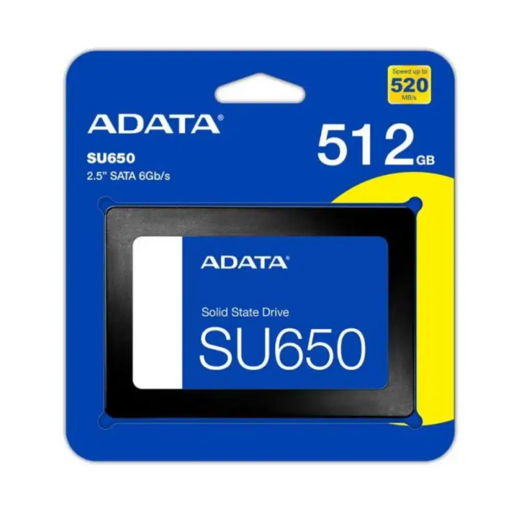 SSD ADATA size 512GB SU650 Ssd Sata 3 Ssd 2.5 inch
