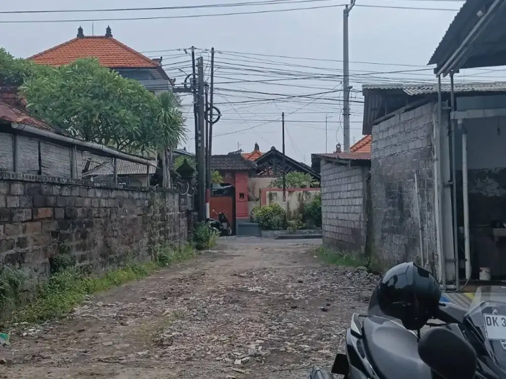 Sewa Kontrak Tanah Di Lokasi Jln Gunung Sari Sanur Bali.
