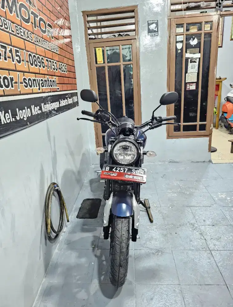 TERAWAT! YAMAHA XSR 155 VVA USD TAHUN 2022 WARNA BIRU DOFF