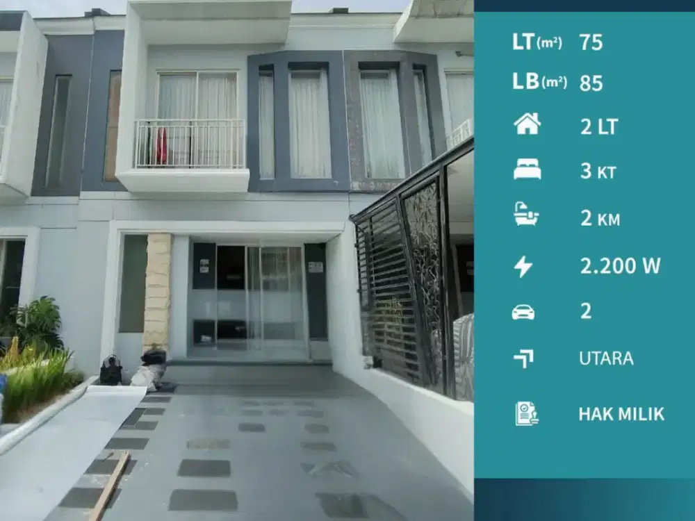 Dijual Rumah Baru Full Furnish Super Nyaman di Soekarno Hatta Malang