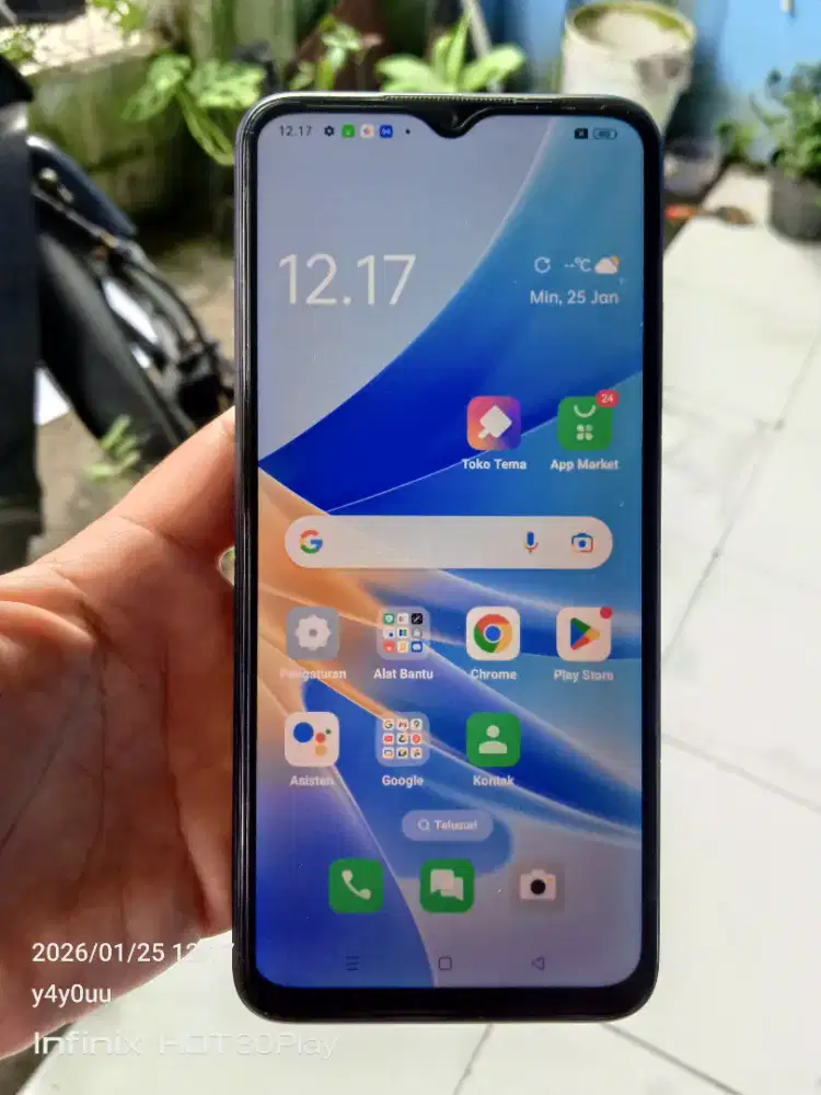 Oppo A17 ram 4/64 kondisi normal gda minus