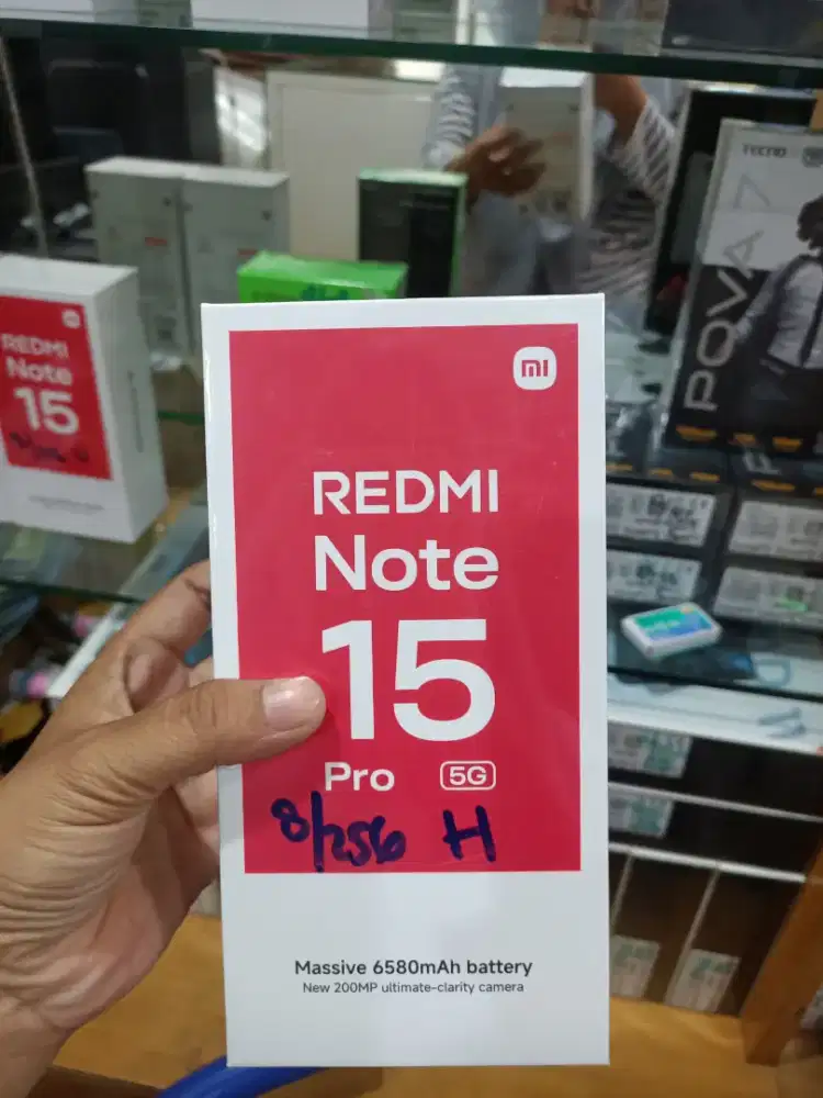 Xiaomi Redmi note 15 pro 5G 8/256 garansi resmi no repack