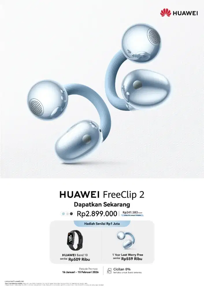 PROMO HUAWEI FREE CLIP 2