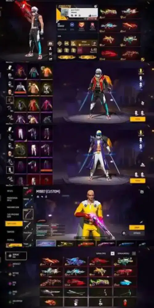 jual akun fre fere murah