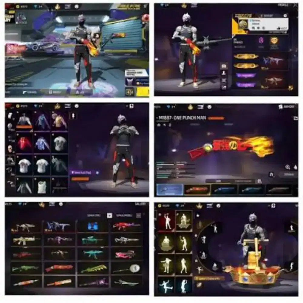 jual akun free fere terpercaya