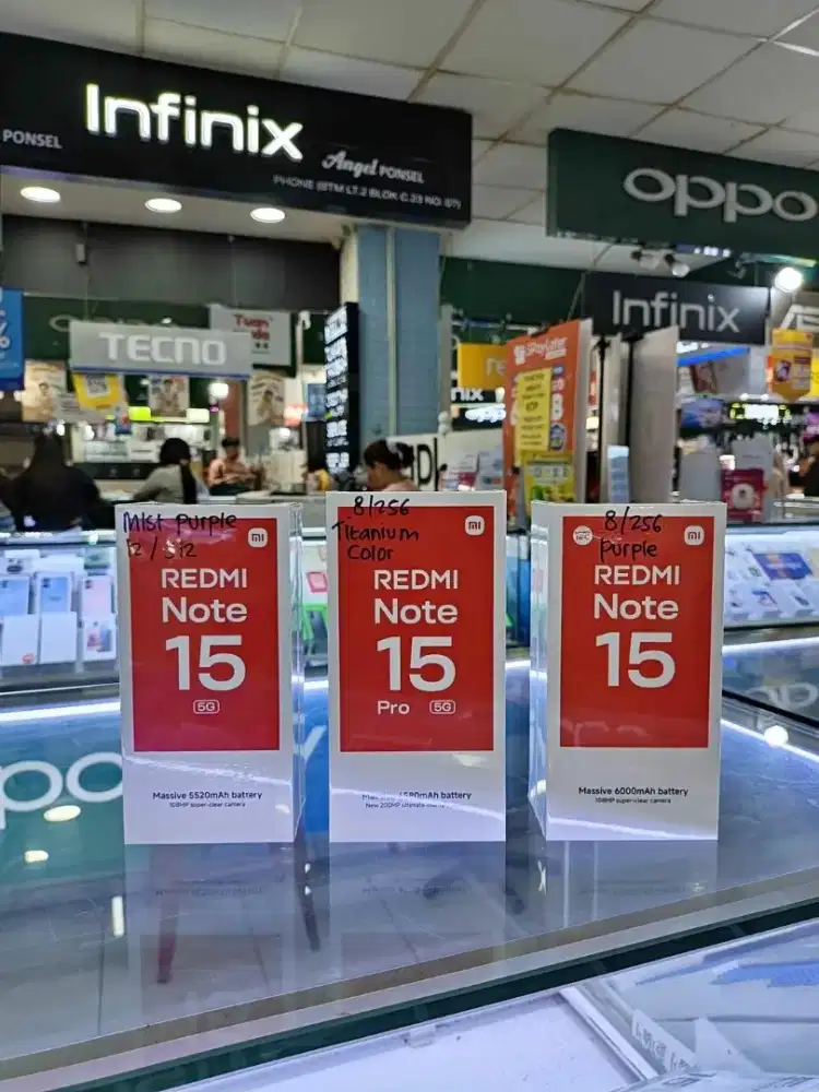 REDMI NOTE 15 RAM 8/256 SEGEL CAS CREDIT TUKAR TAMBAH