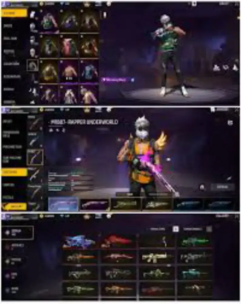 Jual akun free fere terpercaya