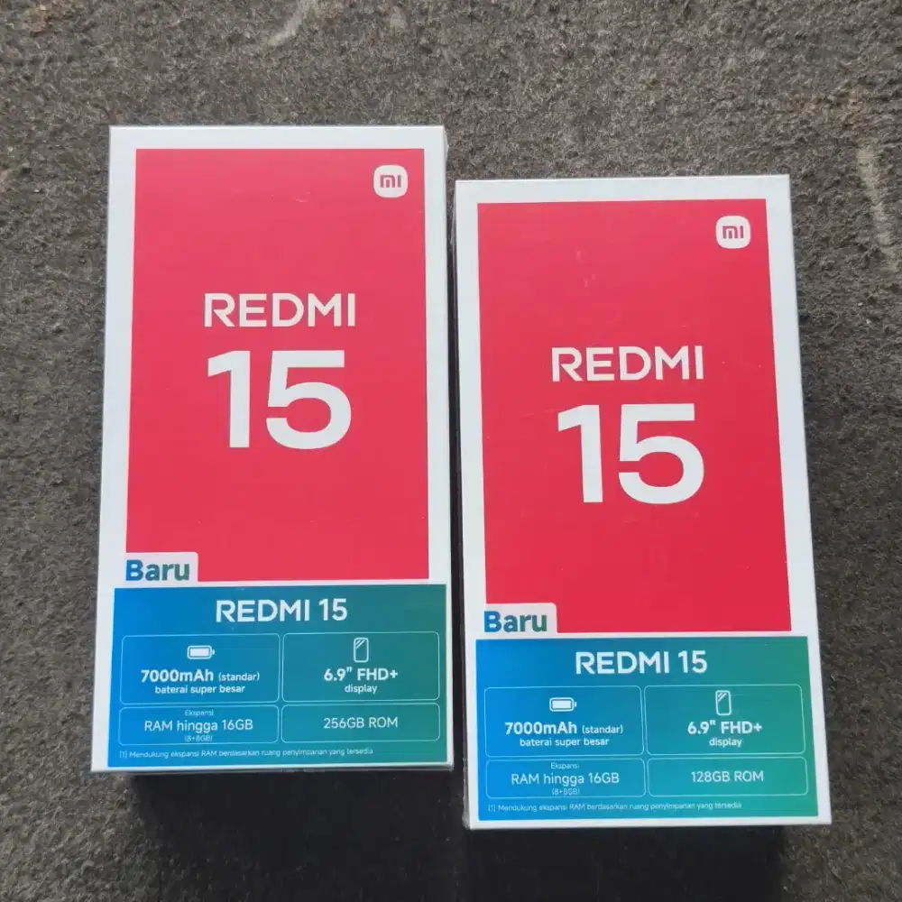 REDMI 15 BATERAI 7000 TERLARIS