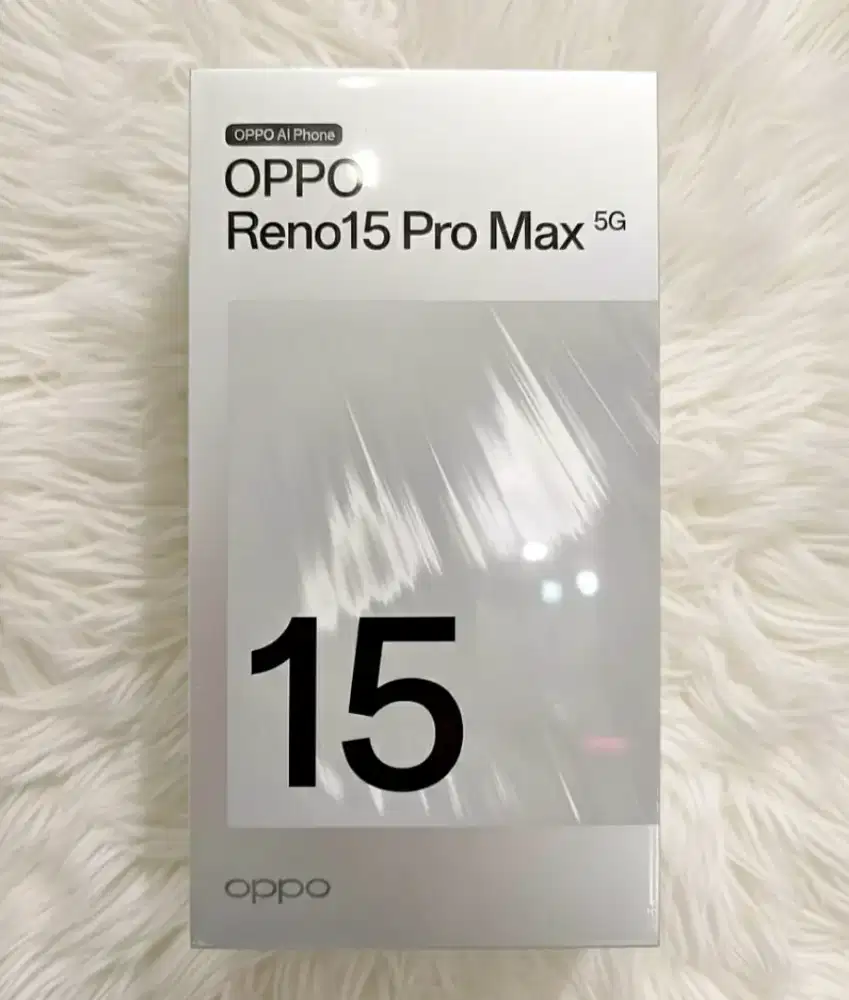 Oppo Reno 15 Pro Max 5G 12/512 Gb New Baru Murah Garansi Resmi 1 Tahun
