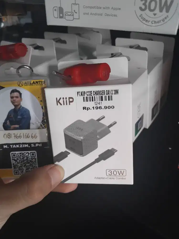 PT.KIIP C33E CHARGER GAN3 30W ATLANTIS DAHSYAT