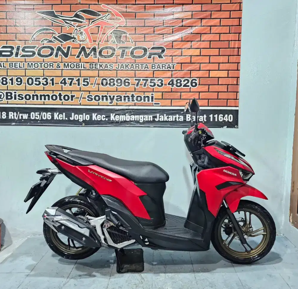 MEWAH! HONDA NEW VARIO 125 KEYLESS CBS ISS ALARM TAHUN 2025 MERAH DOFF