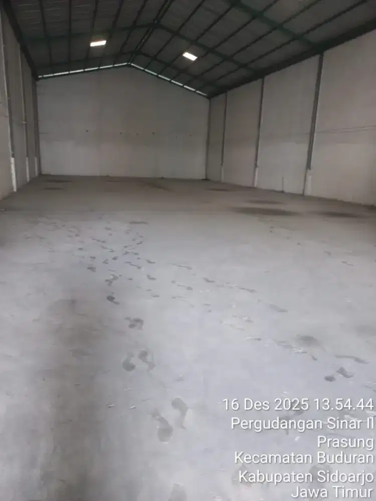 Disewakan Gudang Sinar Buduran 2
