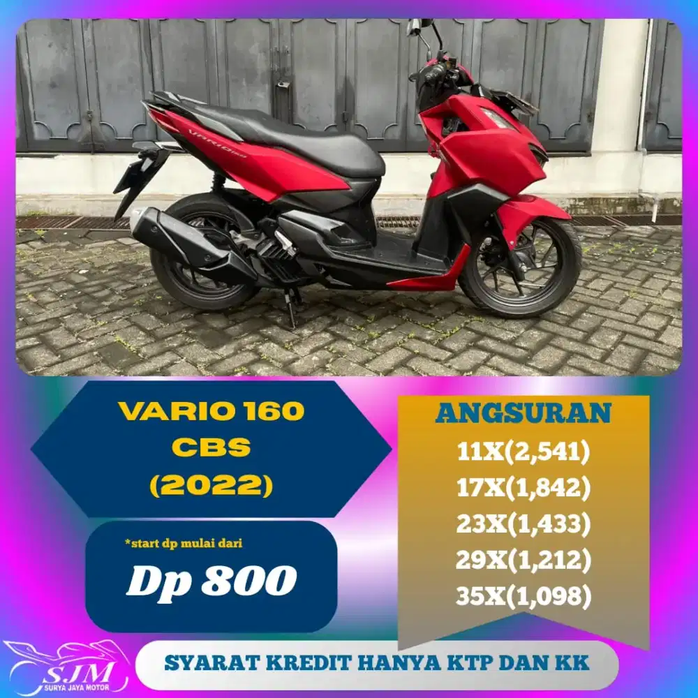 HONDA VARIO 160 CBS 2022 MESIN HALUS