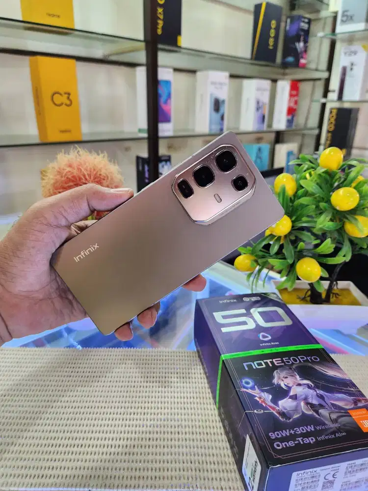 Infinix Note 50 Pro (8+8) 16Gb/ 256Gb Fullset Mulus Original 100% Berg