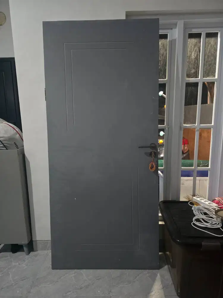 Daun Pintu 90x200 Grey Abu