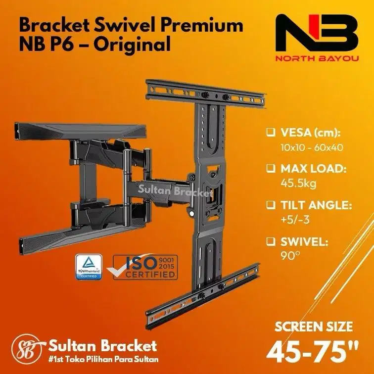 Bracket TV 40inch - 80inch Nort Bayou