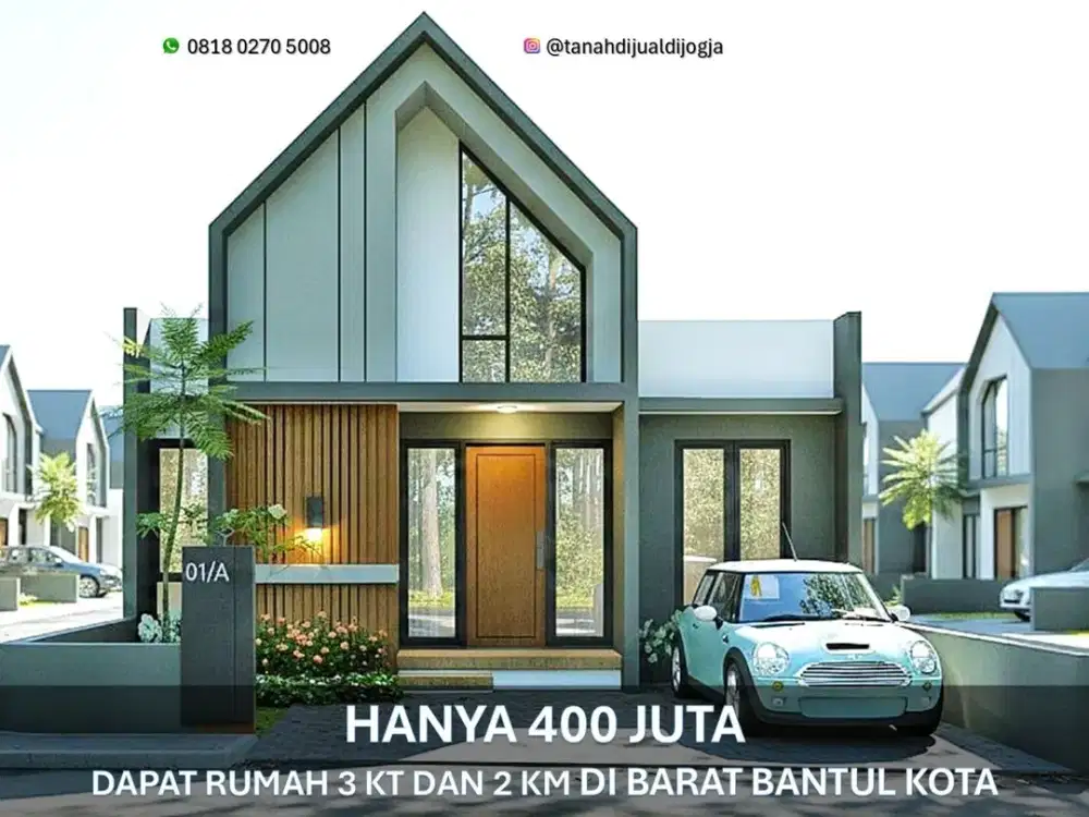 Rumah dekat RS PKU Muhammadiyah Bantul Barat Bantul Kota Proses Bangun