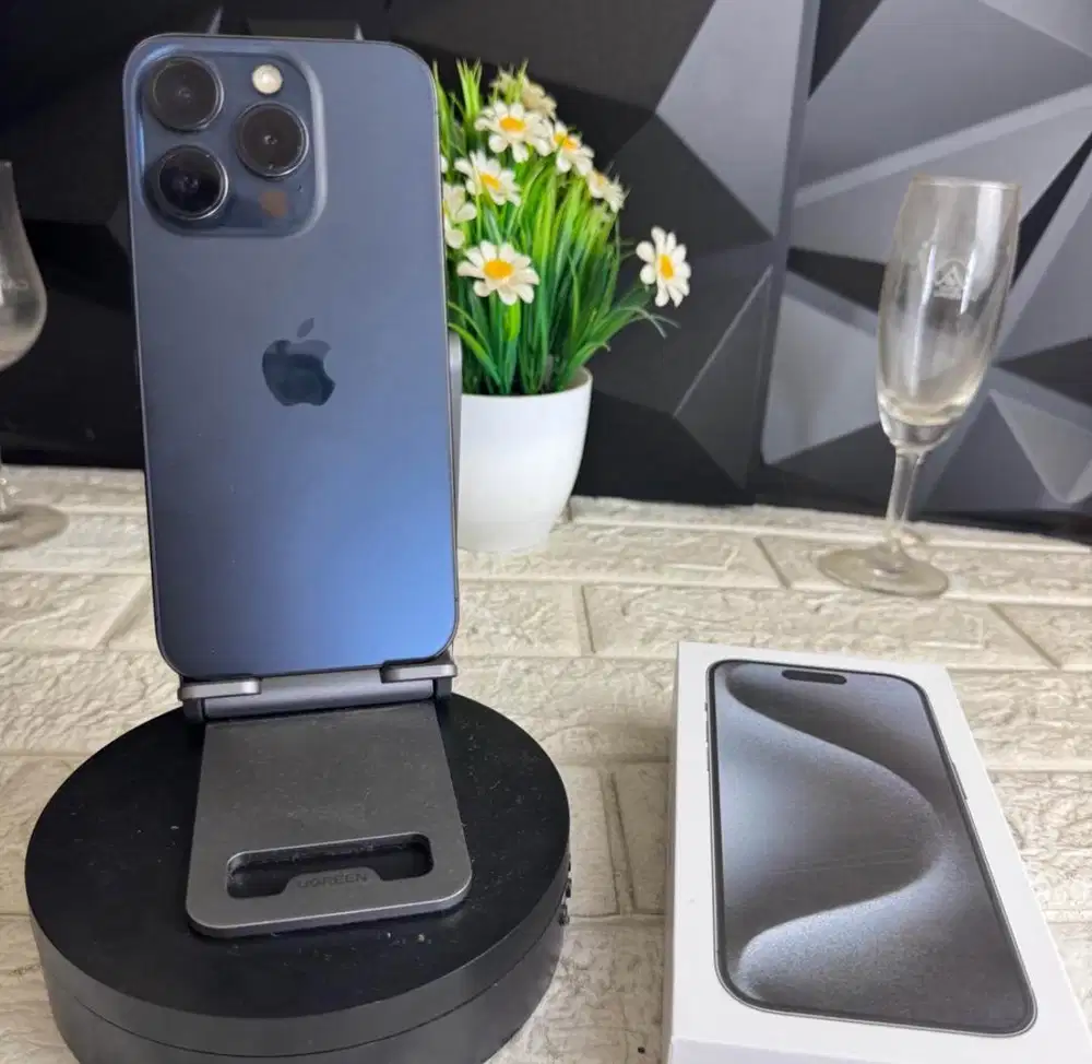 Iphone 15 Pro 128GB Blue iBox Battery 100%