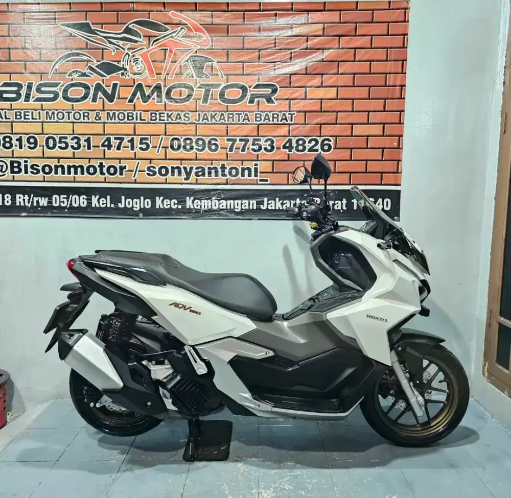 MEWAH KM 10RB! HONDA NEW ADV ABS ISS HSTC 160 TAHUN 2024 WARNA PUTIH
