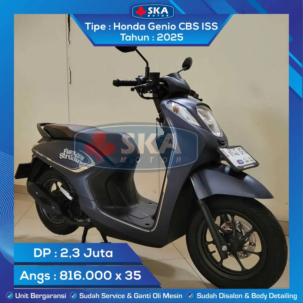 Honda Genio CBS ISS Tahun 2025