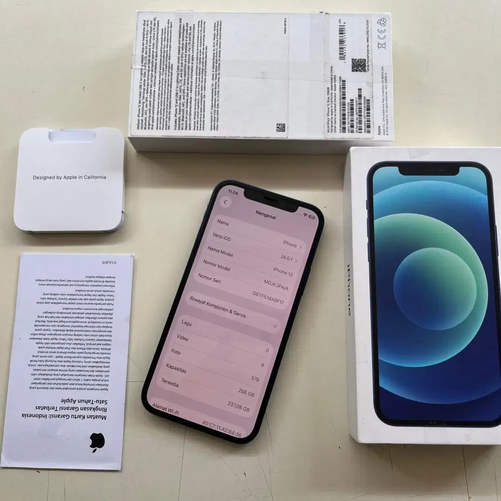 iPhone 12 256GB Garansi resmi iBox