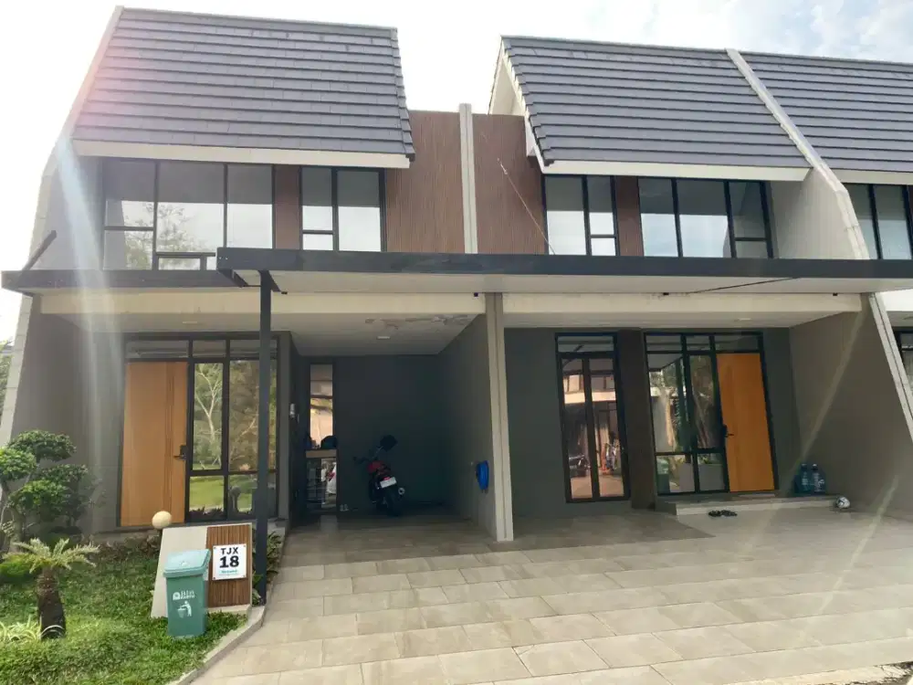 Full furnish 2 rumah di satuin luas . Over kredit aja murah