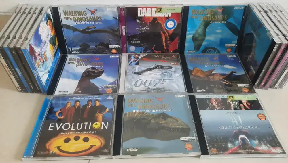 Jual BU: DVD Aneka Film kondisi baru Rp.10.000,-/ keping