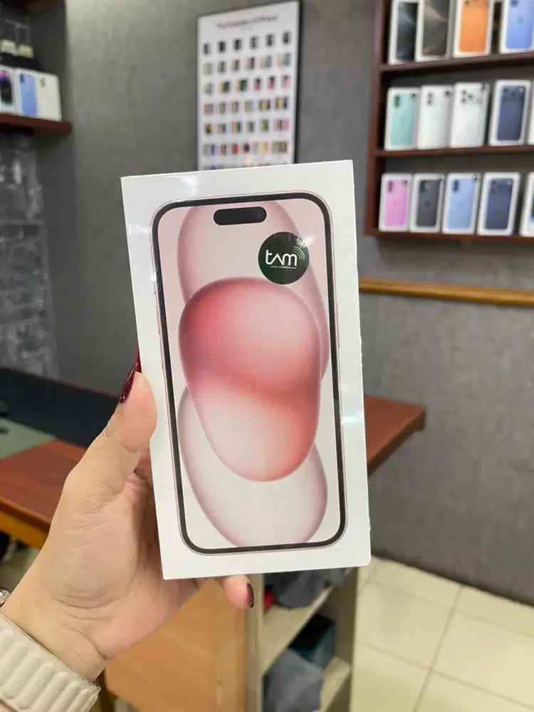 Iphone 15 128 Pink NEW garansi Resmi 1thn