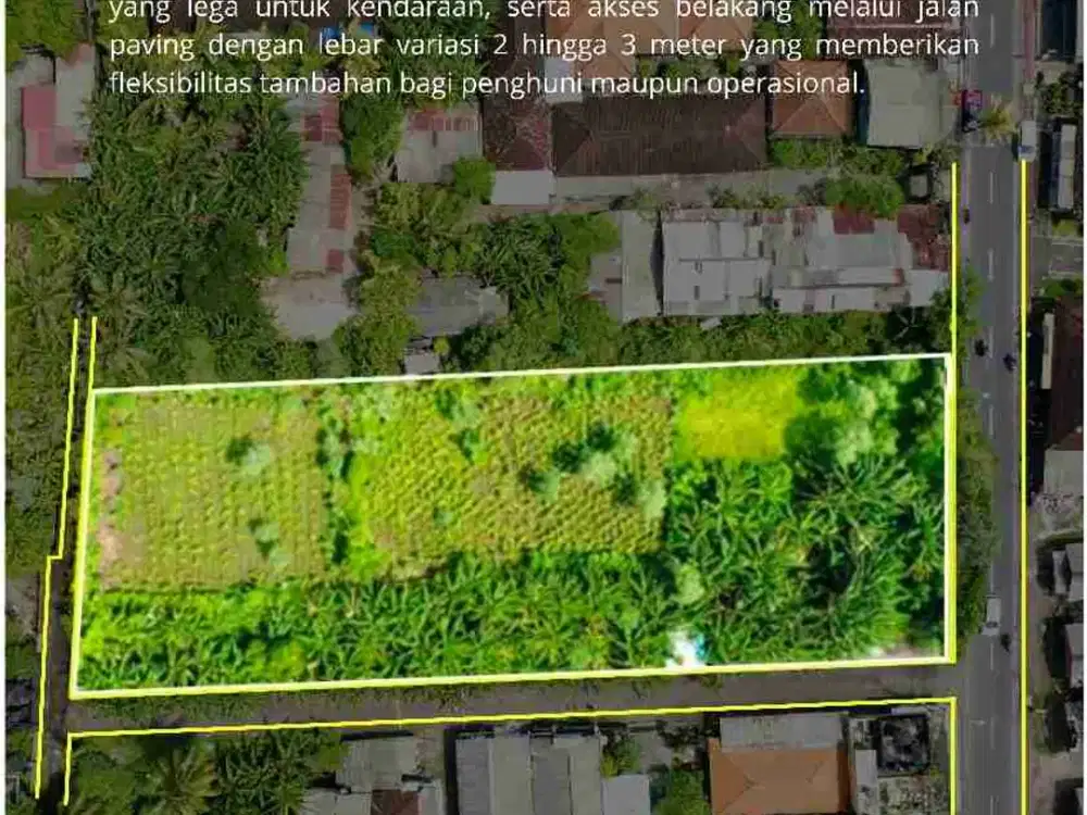 OPPORTUNITY TANAH SETRATEGIS DI KAWASAN JANTUNG PARIWISATA NUSA DUA BALI