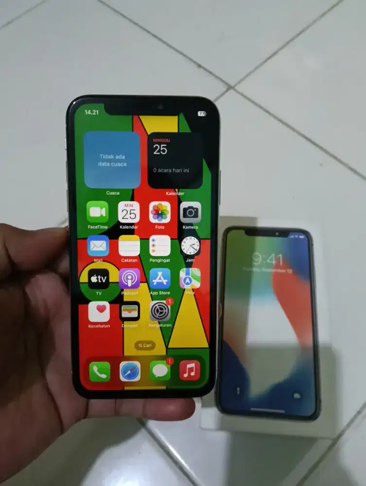 Iphone x 256gb fullset inter