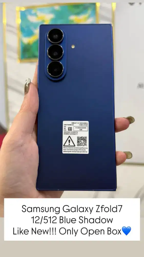 Samsung galaxy Zfold 7 12/512gb blue