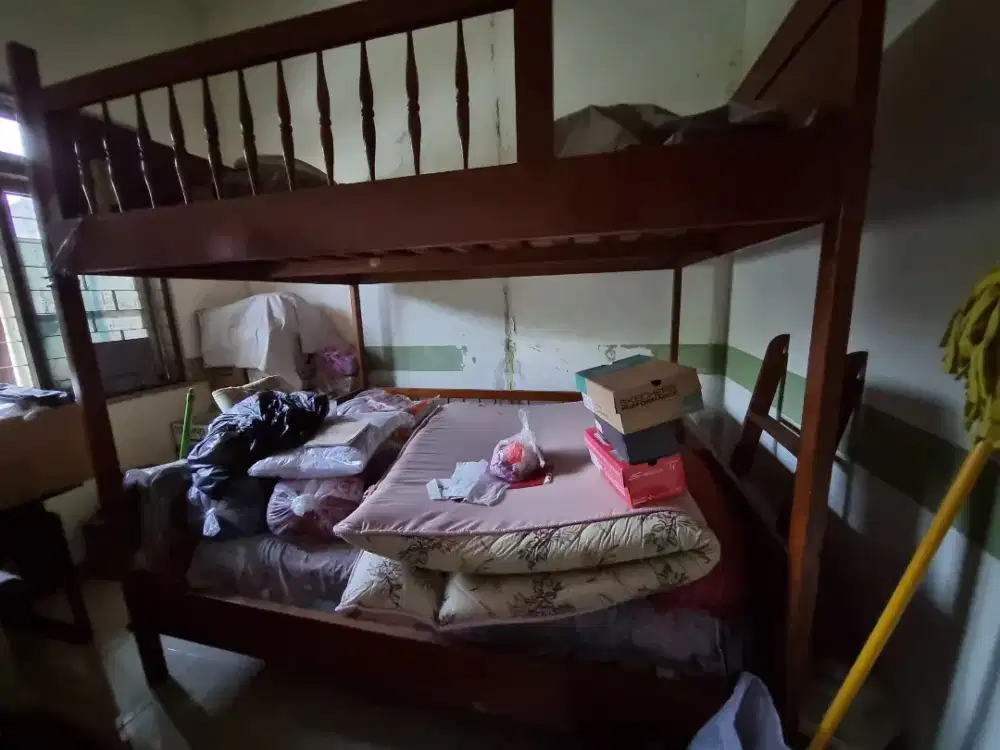 Ranjang jati susun custom