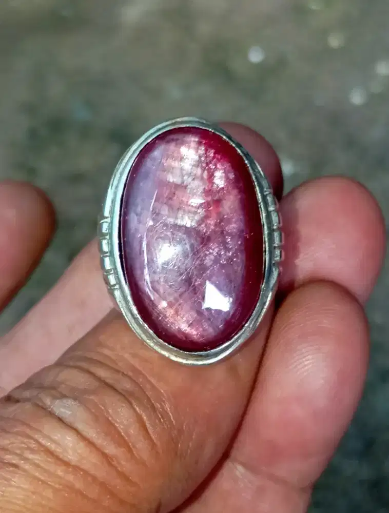 Ruby Merah Metalik big size