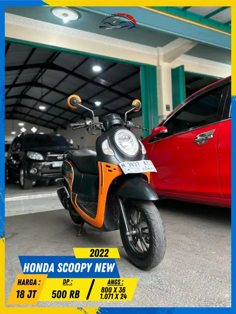 HONDA SCOOPY NEW 2022 GASSKEUN BOLOH HIKMAH MOTOR KEPUH MALANG