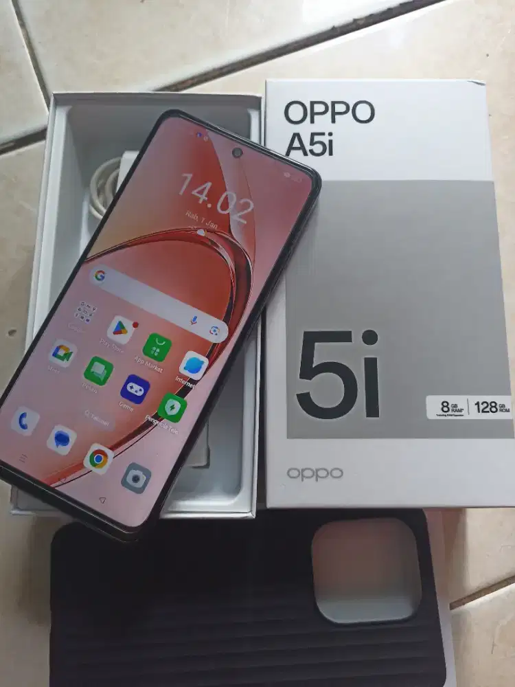 Oppo A5i ram 4+4/128 fullset bagus