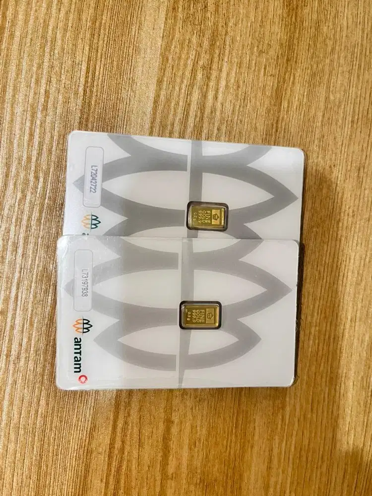 Logam Mulia Emas Antam. 0,5gr, 1gr, 2gr, 3gr, 5gr