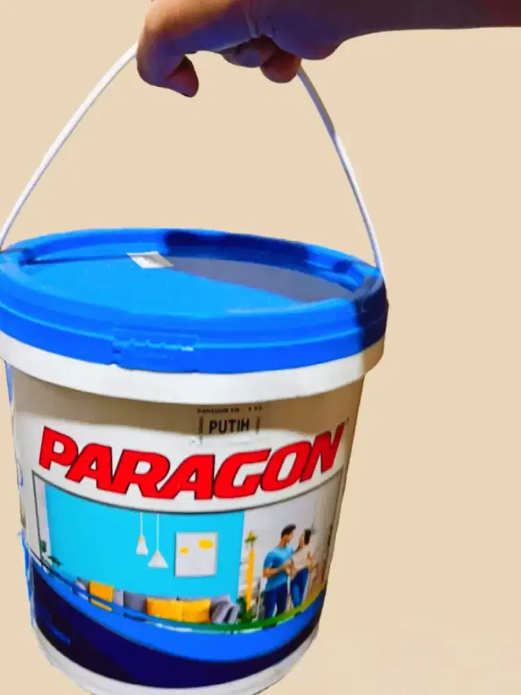 Cat paragon warna putih 5kg