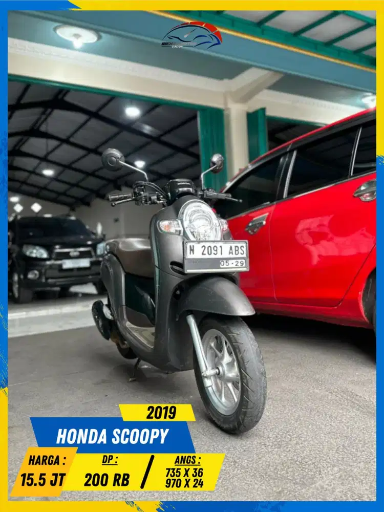 HONDA SCOOPY 2019 MONGGO GERCEP MASZEHH HIKMAH MOTOR KEPUH MALANG