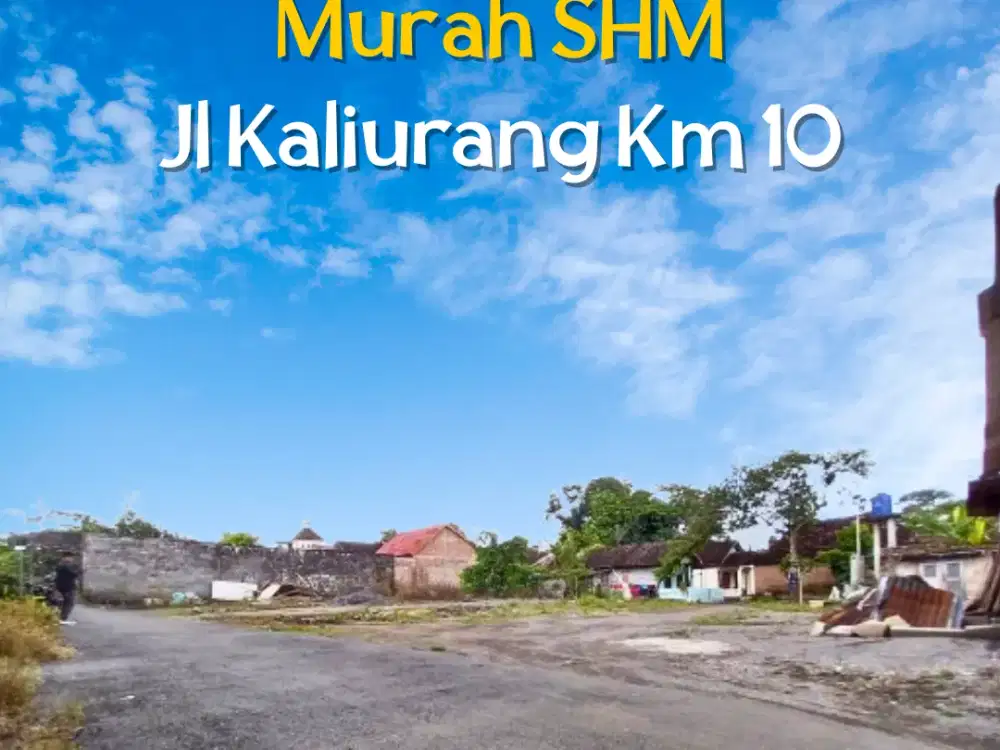 Investasi Tanah SHM Ready Harga 3 Jt/m2 di Jogja Utara
