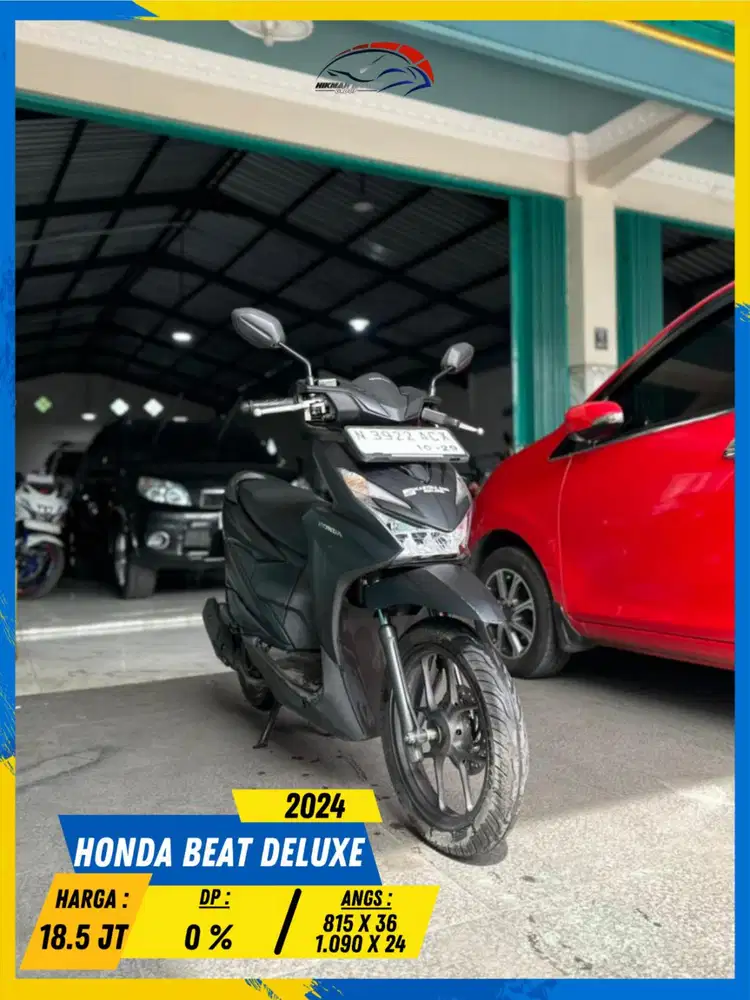 HONDA BEAT DELUXE 2024 KEYLESS SIAP ANGKUT HIKMAH MOTOR KEPUH MALANG