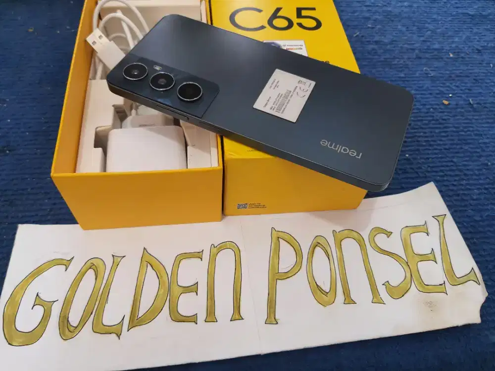Realme C65(Ram 8Gb+6Gb/128Gb)Golden Ponsel
