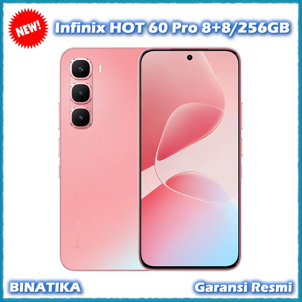 Baru - Infinix HOT 60 Pro 8+8/256GB Original Garansi Resmi