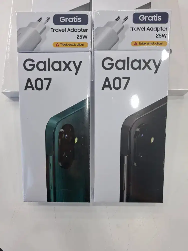 NEW PROMO SAMSUNG GALAXY A07 RAM 4/64GB FREE ADAPTOR 25W 100% ORIGINAL