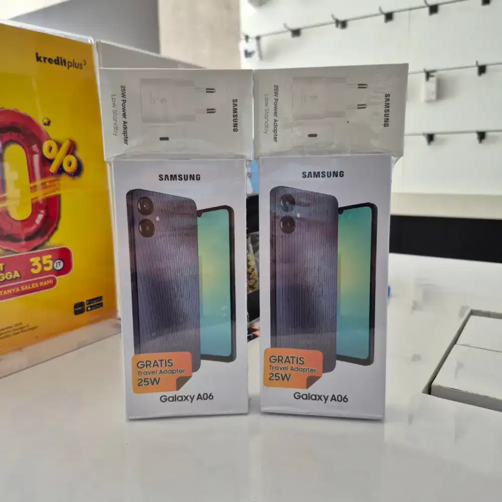 Termurah!!! Samsung A06 6/128GB garansi resmi 1 tahun